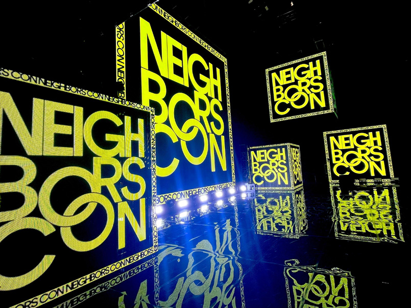 新規IPとして立ち上げたライブイベント「Neighbors Con（ネイバーズコン）」（2023年11月開催）会場の様子。